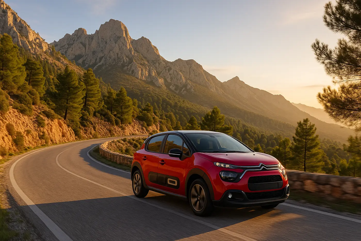 Citroën C3 Automatic Car Rental in Paros with Ace Cars Paros Car Rental