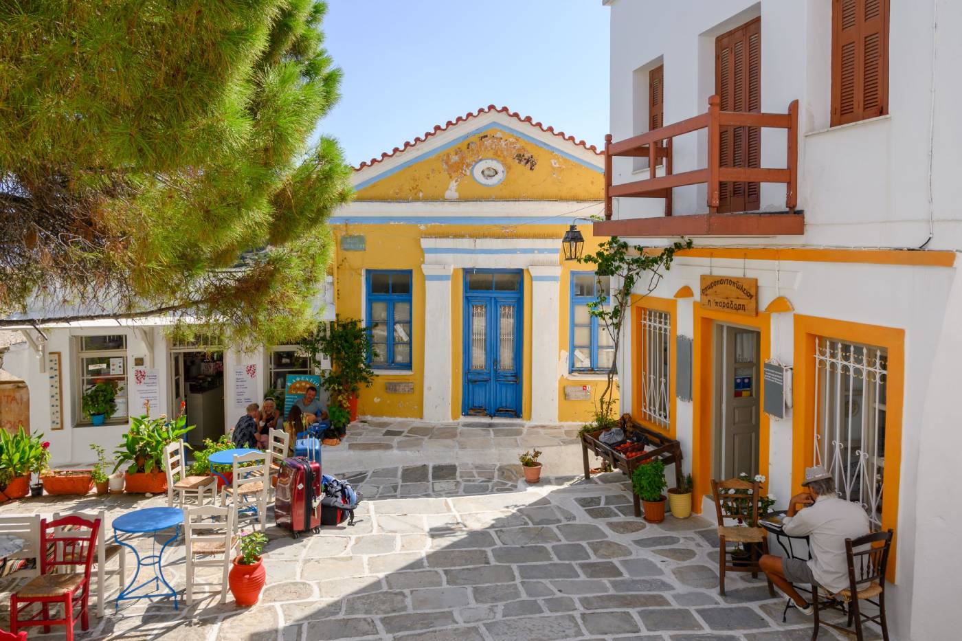 The mountain villages of Paros