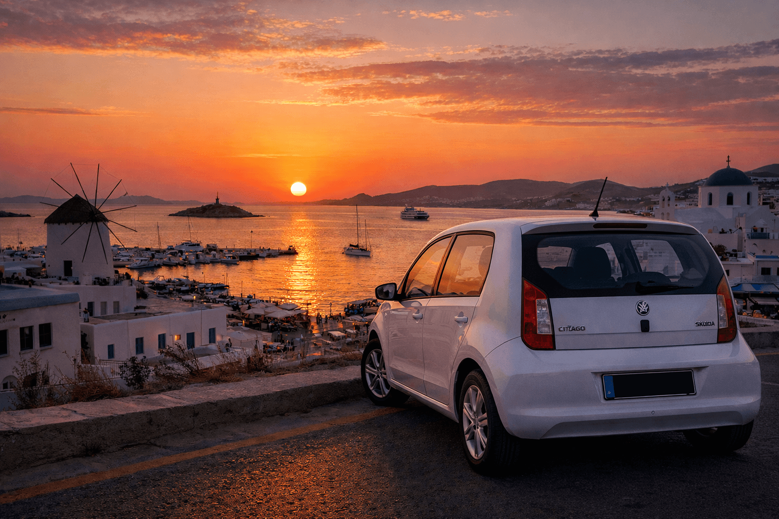 How to Get Around Paros: Bus, Taxi, Private Transfer or Rental Car